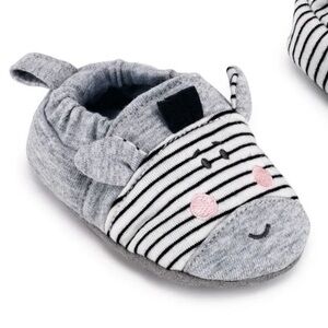 Zebra Demdaco Soft Baby Booties